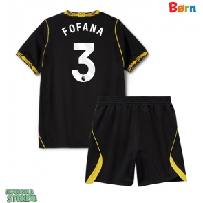 Chelsea Wesley Fofana #3 Replika Babytøj Udebanesæt Børn 2026-27 Kortærmet (+ Korte bukser)